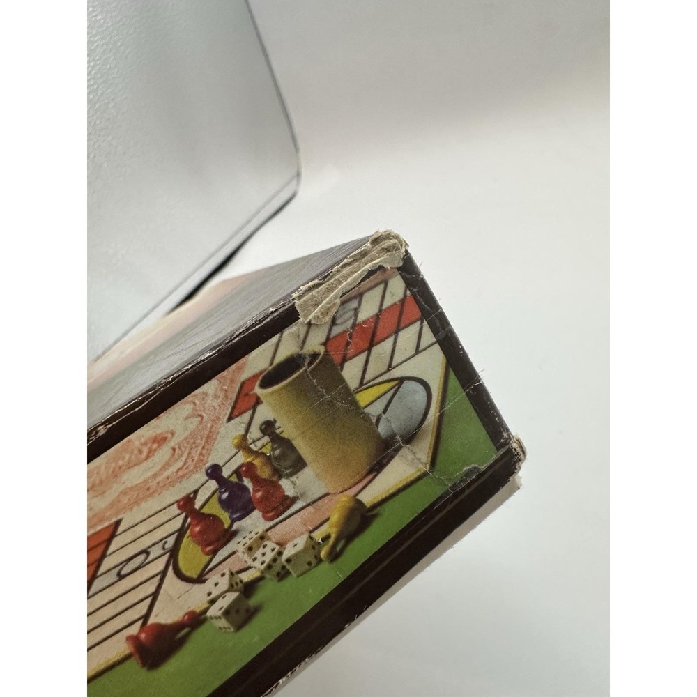 Vintage Parcheesi Deluxe Royal Game of India Selchow‎ & Righter Complete - Picture 7 of 7